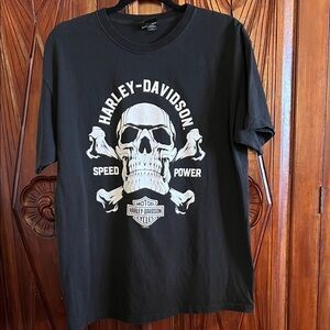 Harley-Davidson Black Skull Tee